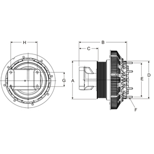 Horton 79A9760 Engine Cooling Fan Clutch