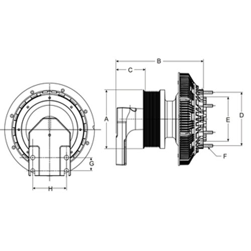 Horton 79A9767 Engine Cooling Fan Clutch