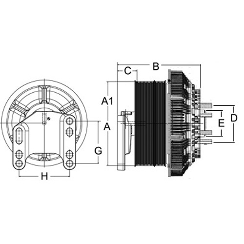 Horton 79A9809-2 Engine Cooling Fan Clutch