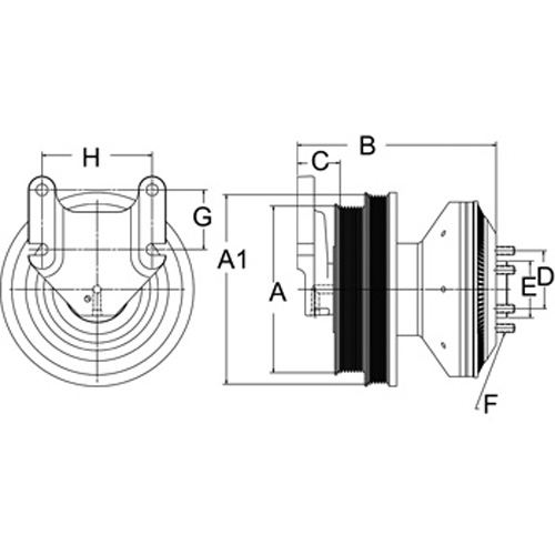 Horton 79A9857-2 Engine Cooling Fan Clutch