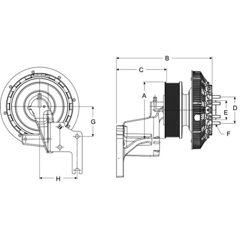 Horton 79A9861-2 Engine Cooling Fan Clutch