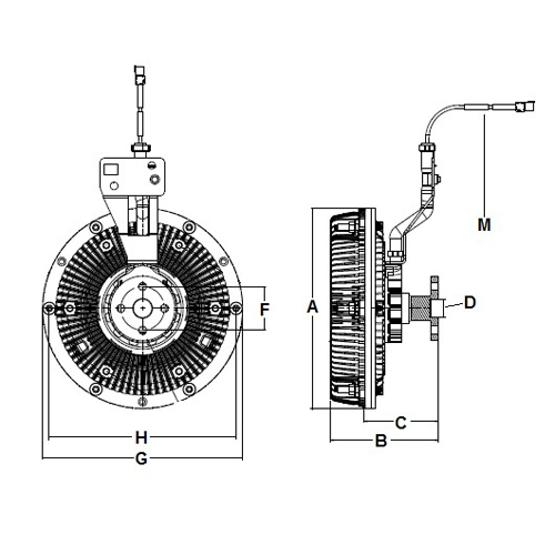 Horton 9906034 Engine Cooling Fan Clutch