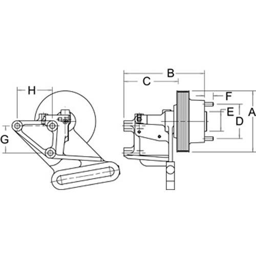 Horton 991937 Engine Cooling Fan Hub
