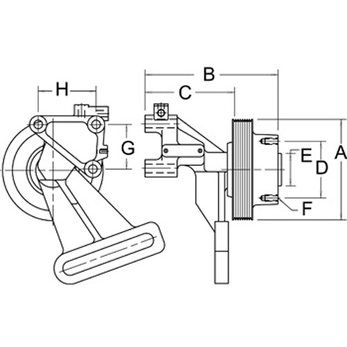 Horton 991941 Engine Cooling Fan Hub