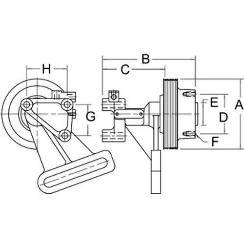 Horton 991942 Engine Cooling Fan Hub