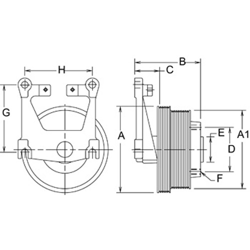 Horton 991959 Engine Cooling Fan Hub