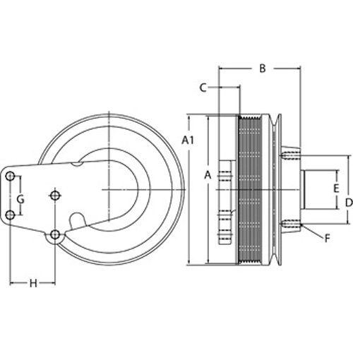 Horton 991966 Engine Cooling Fan Hub