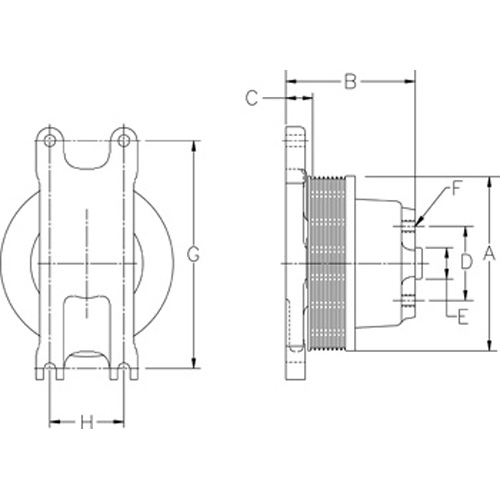 Horton 991968 Engine Cooling Fan Hub