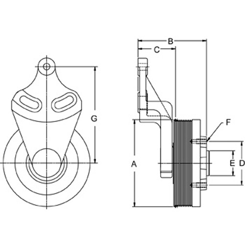 Horton 991977 Engine Cooling Fan Hub
