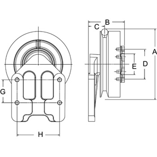 Horton 992023 Engine Cooling Fan Hub