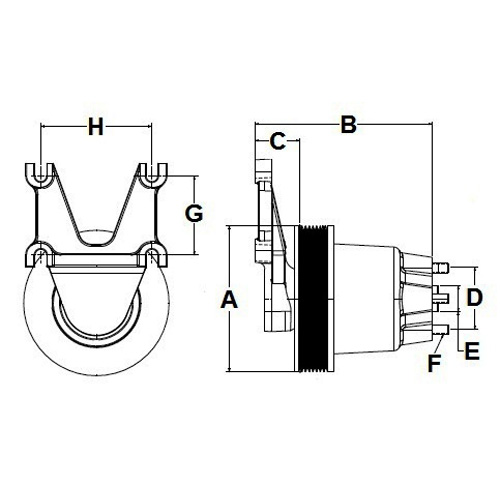 Horton 992045 Engine Cooling Fan Hub