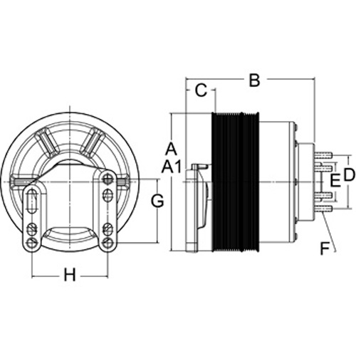 Horton 992048 Engine Cooling Fan Hub