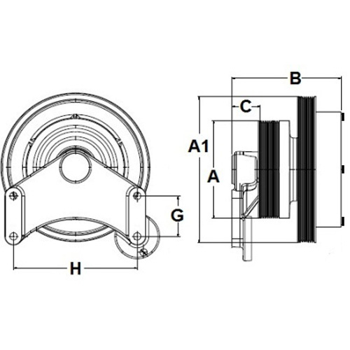 Horton 992095 Engine Cooling Fan Hub