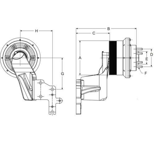 Horton 992124 Engine Cooling Fan Hub