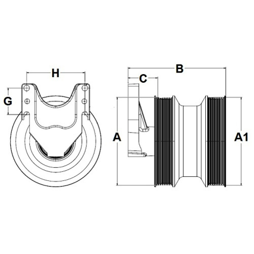 Horton 992155 Engine Cooling Fan Hub