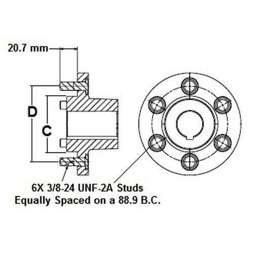 Horton 992194 FAN ADAPTER