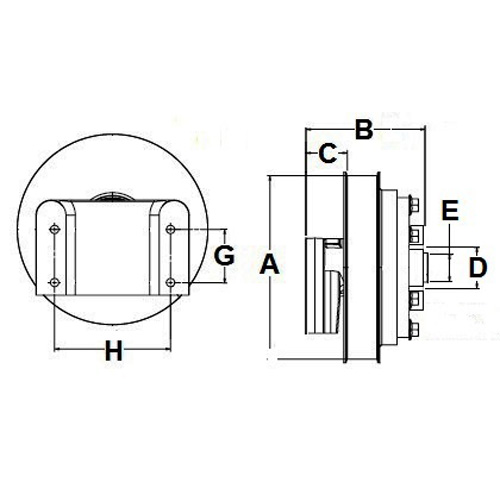 Horton 992205 Engine Cooling Fan Hub