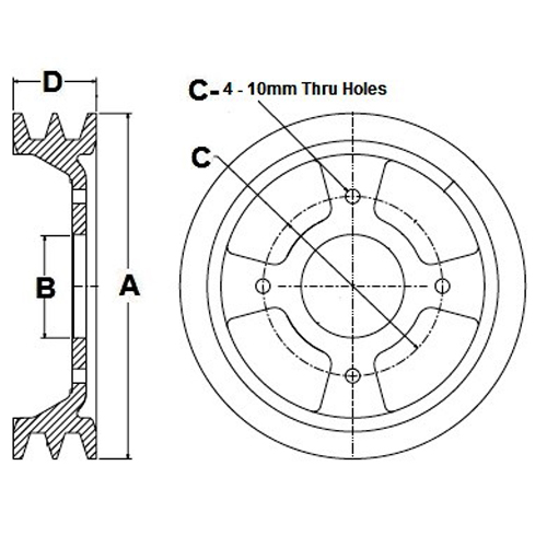 Horton 993003 Engine Cooling Fan Clutch Pulley
