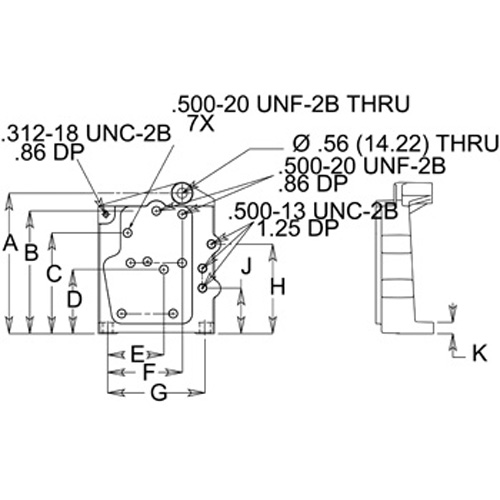 Horton 994065 Engine Cooling Fan Clutch Bracket