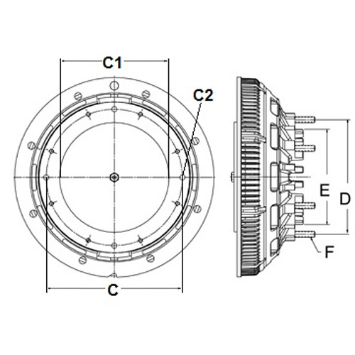 Horton 994642 Engine Cooling Fan Clutch