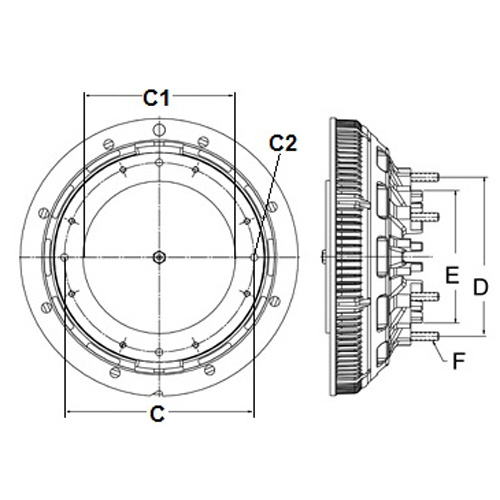 Horton 994662 Engine Cooling Fan Clutch
