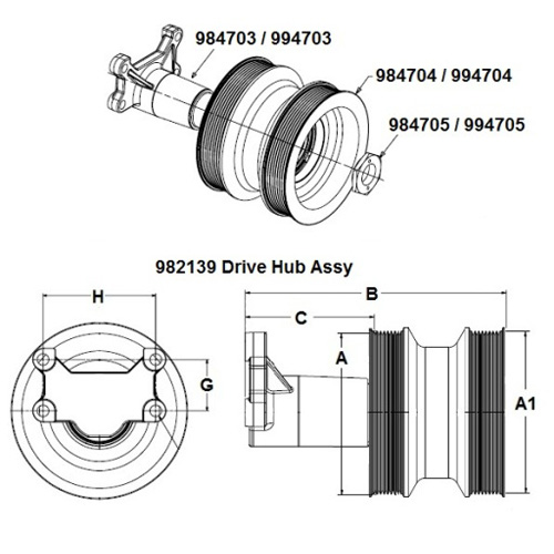 Horton 994704 Engine Cooling Fan Clutch Pulley