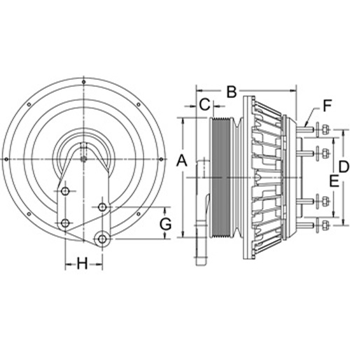 Horton 995402 Engine Cooling Fan Clutch Kit