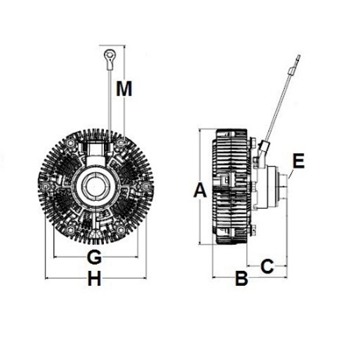 Horton 995425 Engine Cooling Fan Clutch