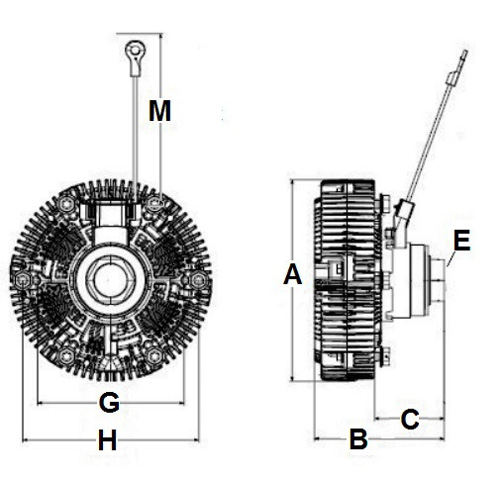 Horton 995447 Engine Cooling Fan Clutch