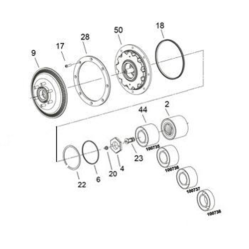 Horton 995575 Engine Cooling Fan Clutch Kit