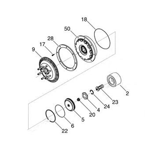 Horton 995586 Engine Cooling Fan Clutch Kit