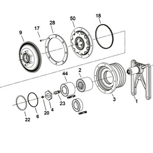 Horton 995587 Engine Cooling Fan Clutch Kit