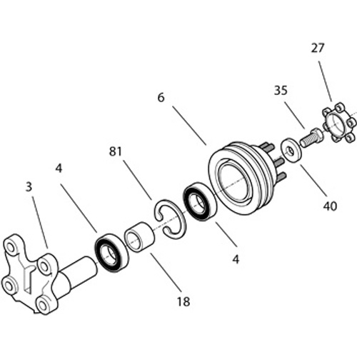 Horton 995670HUB DRIVE DH REPAIR KIT