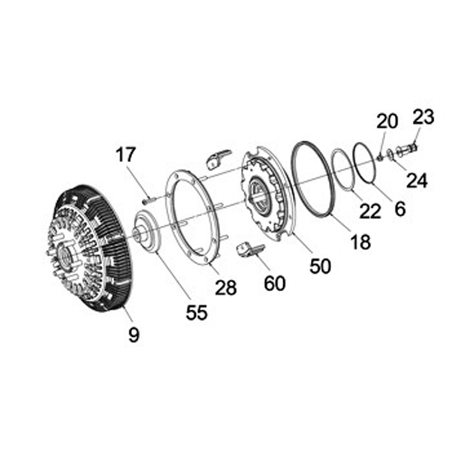 Horton 995704 Engine Cooling Fan Clutch Kit
