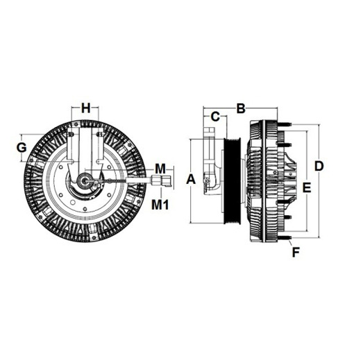 Horton 996152 Engine Cooling Fan Clutch