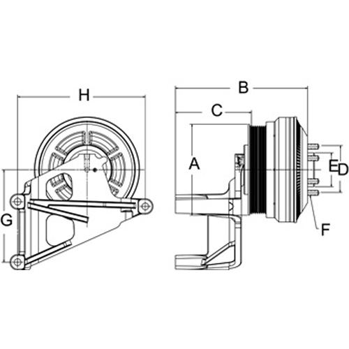 Horton 999251 Engine Cooling Fan Clutch