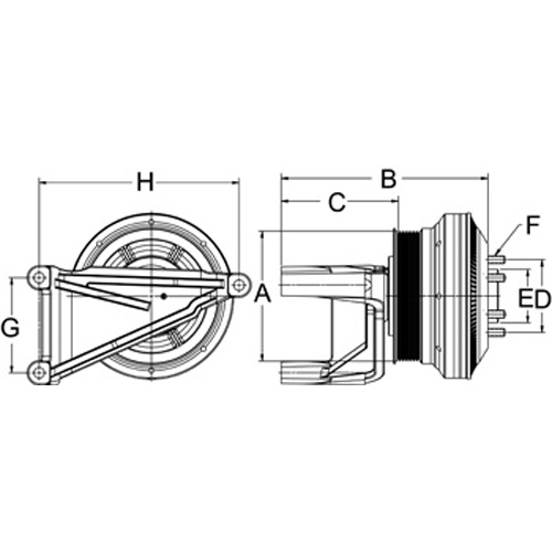 Horton 999275 Engine Cooling Fan Clutch