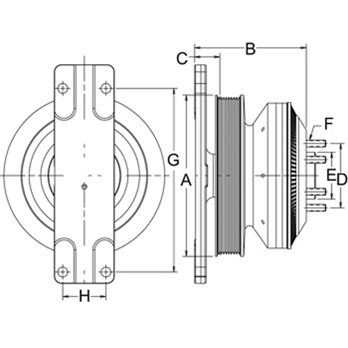Horton 999368 Engine Cooling Fan Clutch