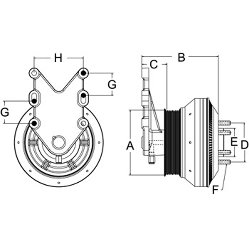 Horton 999534 Engine Cooling Fan Clutch