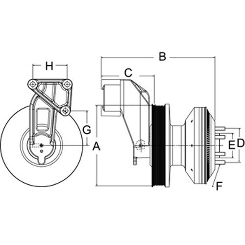 Horton 999549 Engine Cooling Fan Clutch