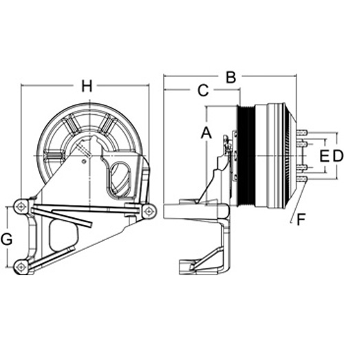 Horton 999893 Engine Cooling Fan Clutch