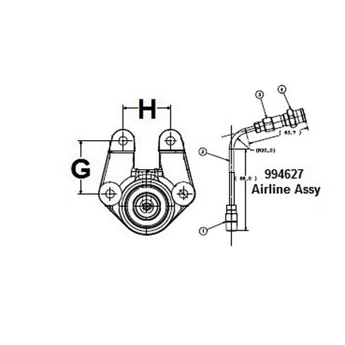 Horton 99A4615 Engine Cooling Fan Clutch Bracket