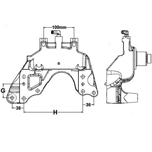 Horton 99A4624 Engine Cooling Fan Clutch Bracket