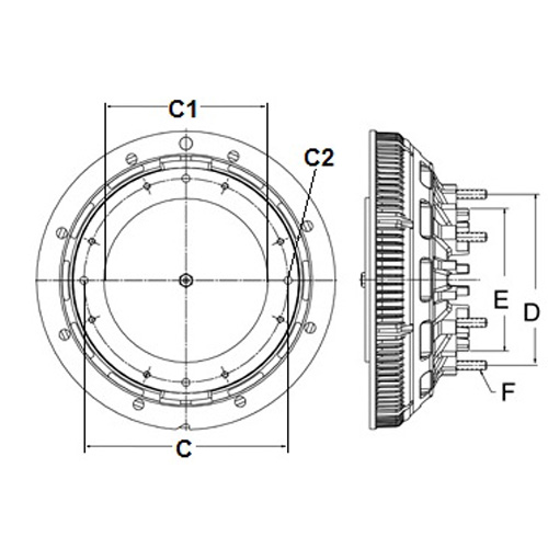 Horton 99A4724 Engine Cooling Fan Clutch