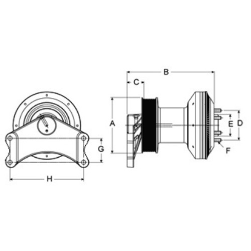 Horton 99A7203 Engine Cooling Fan Clutch