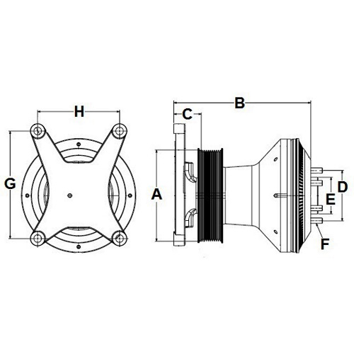 Horton 99A7205 Engine Cooling Fan Clutch