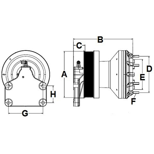Horton 99A7223 Engine Cooling Fan Clutch