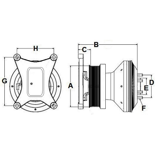Horton 99A7226 Engine Cooling Fan Clutch