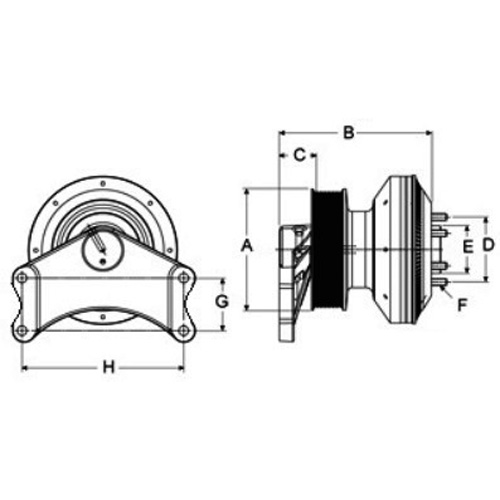 Horton 99A7240 Engine Cooling Fan Clutch