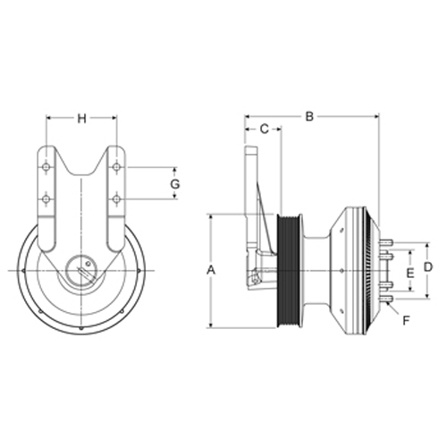 Horton 99A8100 Engine Cooling Fan Clutch